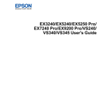 Epson EX7240 Pro User guide