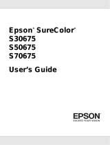 Epson SureColor S50675 Production Edition User manual