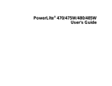Epson PowerLite 470 User guide