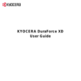 KYOCERA DuraForce XD AT&T User manual
