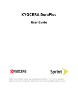 KYOCERA DuraPlus Sprint User manual