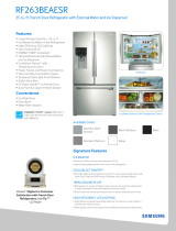 Samsung RF263BEAEBC User manual