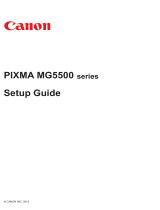 Canon PIXMA MG5522 (MG5500 Series) User manual