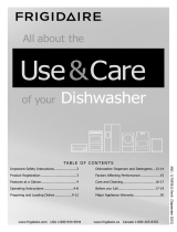 Frigidaire Frigidaire 24" Stainless Steel Dishwasher - FGID2477SS User guide