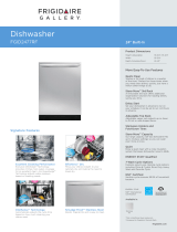 Frigidaire Frigidaire 24" Stainless Steel Dishwasher - FGID2477SS User guide