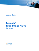 ACRONIS True Image Home 10.0 Owner's manual
