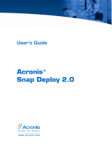 ACRONIS Snap Deploy 2 Owner's manual