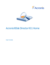 ACRONIS DISK DIRECTOR SUITE 10 Owner's manual