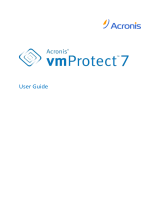 ACRONIS vmProtect 7 Owner's manual