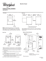 Whirlpool WED49STBW User guide