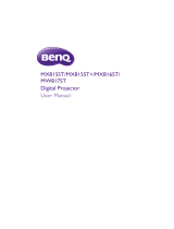 BenQ MX816ST User manual