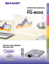 Sharp PG-M20X-A User manual