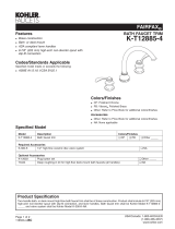 Kohler T12885-4-BN Installation guide
