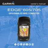 Garmin Edge 705 User manual