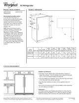 Whirlpool WRR56X18FW Installation guide