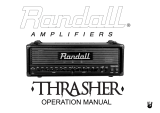 Randall Thrasher Guitar Amplifier Head Owner's manual