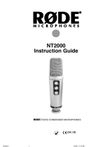 Rode NT2000 incl. SM2 Owner's manual
