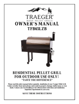 Traeger TFB65LZB Owner's manual