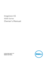 Dell Inspiron 15 5000 Series Owner's manual