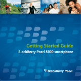 BlackBerry Pearl 8100 - Pearl - T-Mobile User manual