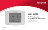 Honeywell WiFi Touchscreen Thermostat Programming User manual