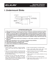 Elkay SCUH1416SH Installation guide