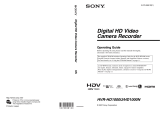 Sony HVR-HD1000 User manual