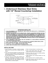 Elkay EGUH3119LDBG Installation guide