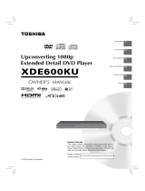Toshiba XDE600KU User guide