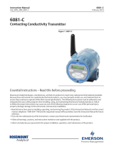 Rosemount 6081-C Wireless Contacting Conductivity Analyzer Abridged Owner's manual