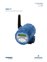 Rosemount 6081-P Wireless pH/ORP Transmitter Owner's manual