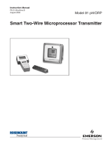 Rosemount 81P Two-Wire pH Transmitter Owner's manual