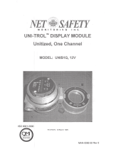 NetSafety UNI-TROL UNIS1G-12VDC-Display Module Owner's manual