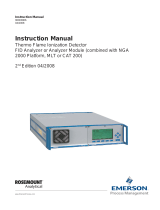 Rosemount NGA 2000 TFID Hydrocarbon Analyzer Module Hardware -2nd Ed. Owner's manual