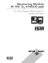 Mettler Toledo (Software Version 2.x) Transmitter Module O2 4700i(X) ppb Operating instructions
