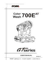 Robe Color Wash 700EAT User manual