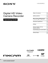 Sony HDR-PJ240EB Owner's manual