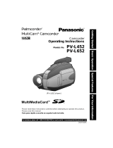 Panasonic PV-L452 Operating instructions