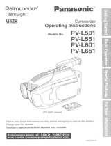 Panasonic PV-L651 User manual