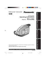 Panasonic PV-L353 Operating instructions