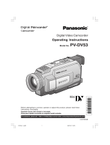 Panasonic PV-DV53 User manual