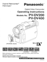 Panasonic PV-DV400 Operating instructions