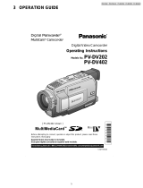 Panasonic PV-DV402 User manual