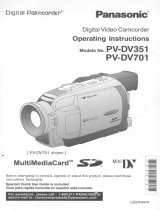 Panasonic PV-DV701 User manual