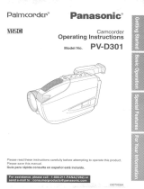 Panasonic PV-D301 Operating instructions