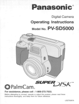 Panasonic PalmCam PV-SD5000 Operating instructions