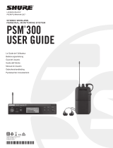 Shure P3TRA215CL-G20 User manual