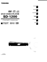 Toshiba SD-1200U User manual