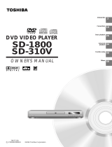 Toshiba Toshiba SD1800 DVD Player User manual
