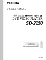 Toshiba SD2150 User manual